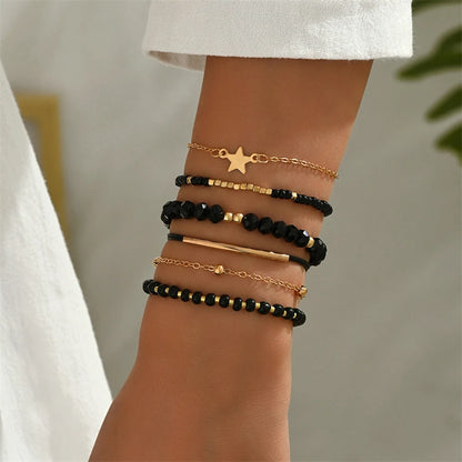 Bracelet chaîne en perle