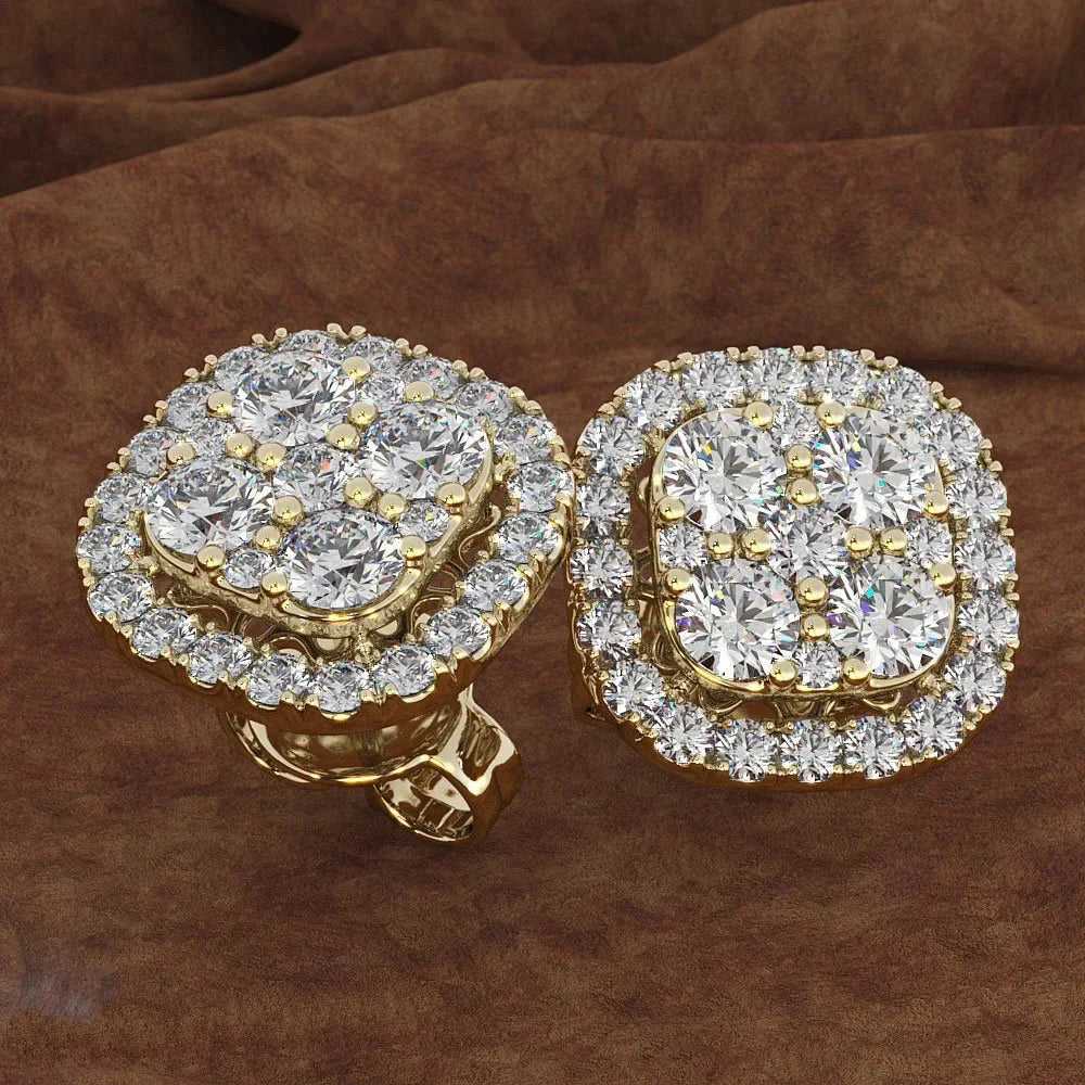 Boucles d'oreilles puces en plaqué or