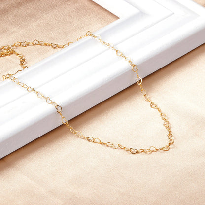 Collier cœur en acier inoxydable