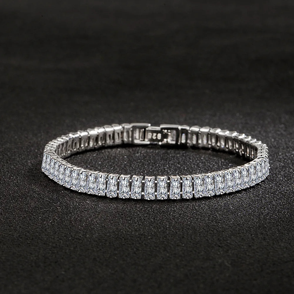 Bracelet chaîne en argent 925 raffinée