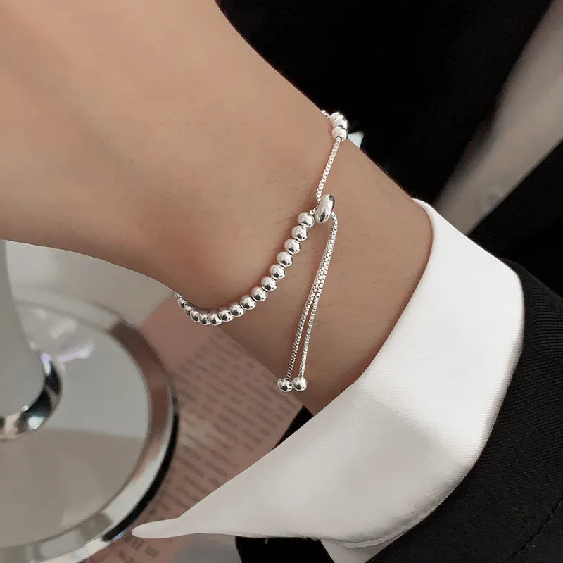 Bracelet perles en argent 925