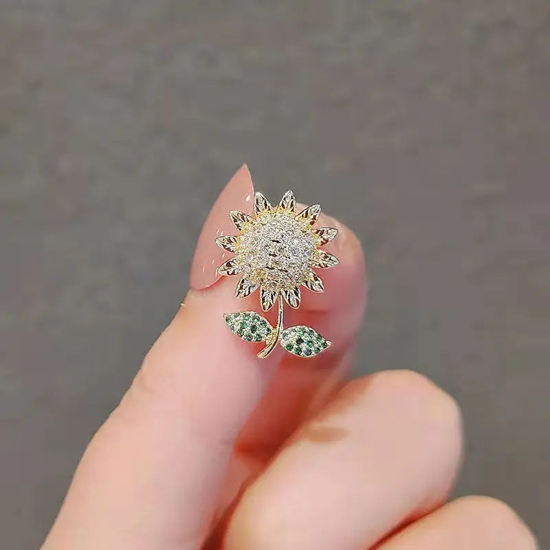 Broche fleur intemporelle