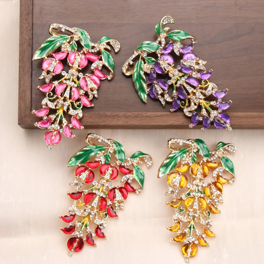 Broche grappe de fleur