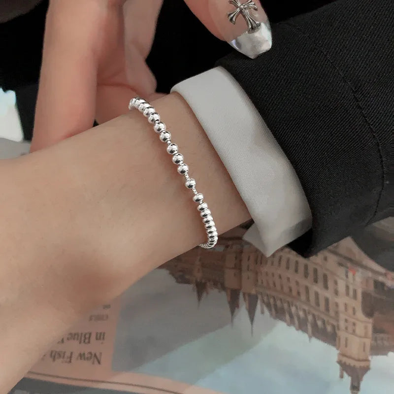 Bracelet perles en argent 925