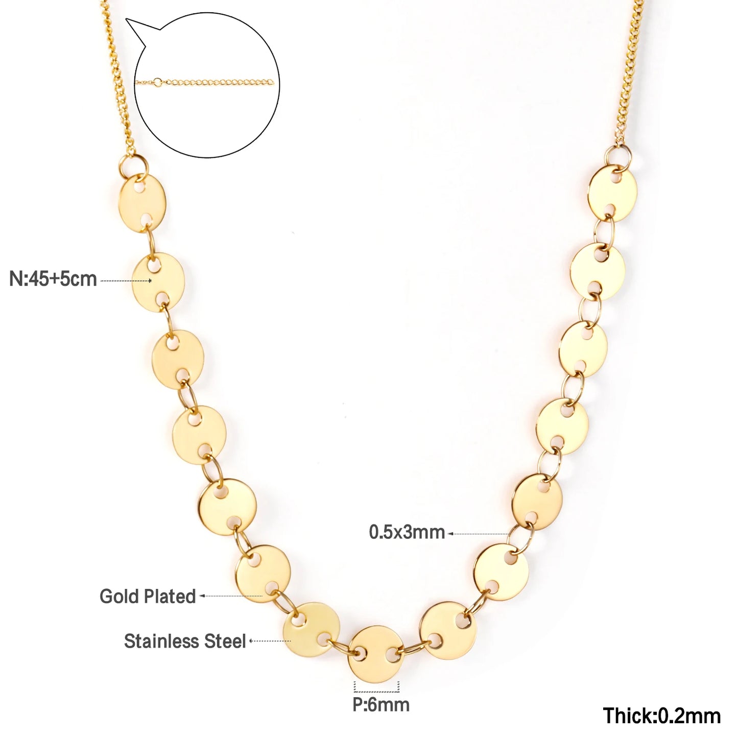 Collier cœur en acier inoxydable