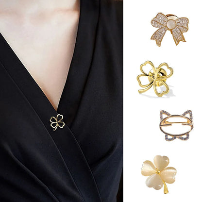 Broche fleur intemporelle