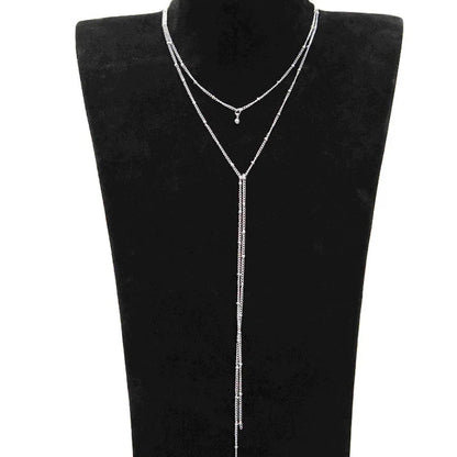 Collier sautoir doré