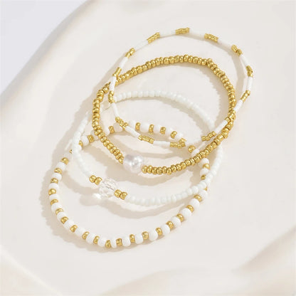 Bracelet chaîne en perle