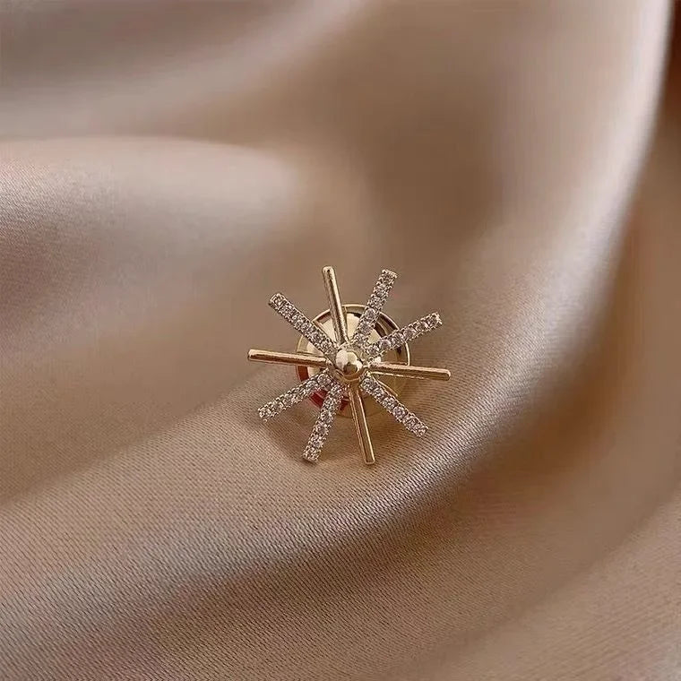 Broche fleur intemporelle