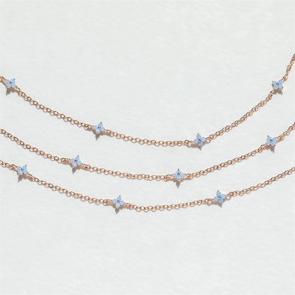 Collier ras de cou en cristal
