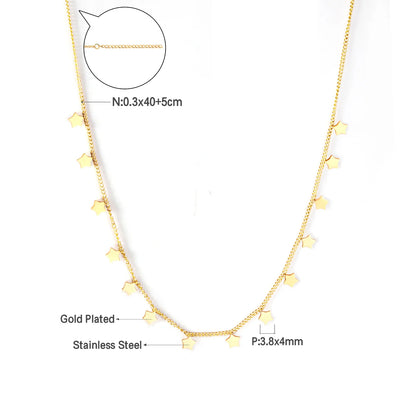Collier cœur en acier inoxydable