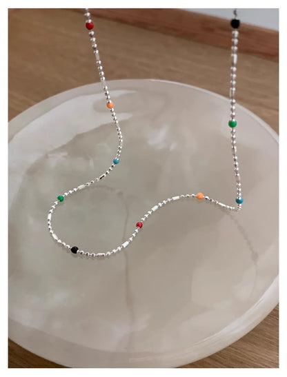 Collier ras de cou en argent 925 élégant