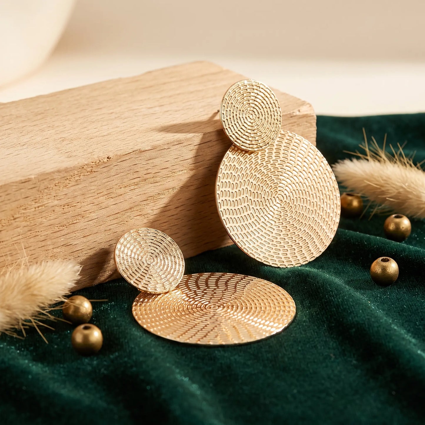 Boucles d'oreilles géométrique