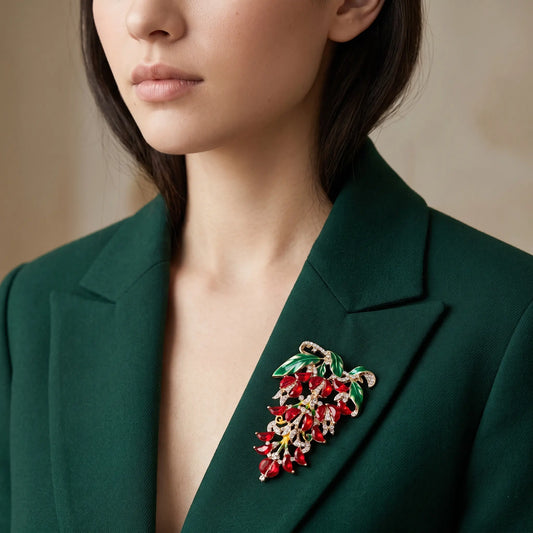 Broche grappe de fleur